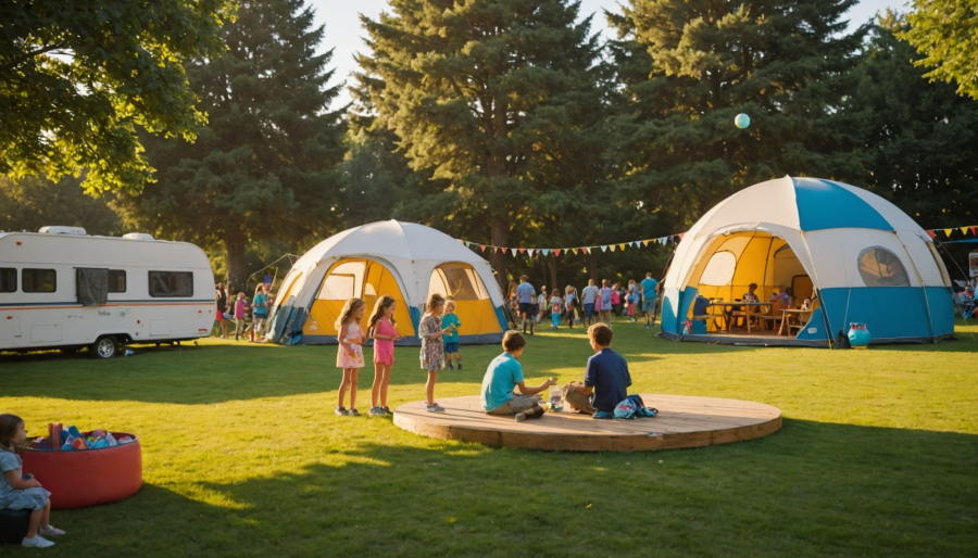 Entertainment program at fréjus campsite: what families can expect at holiday green